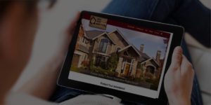 Website on tablet